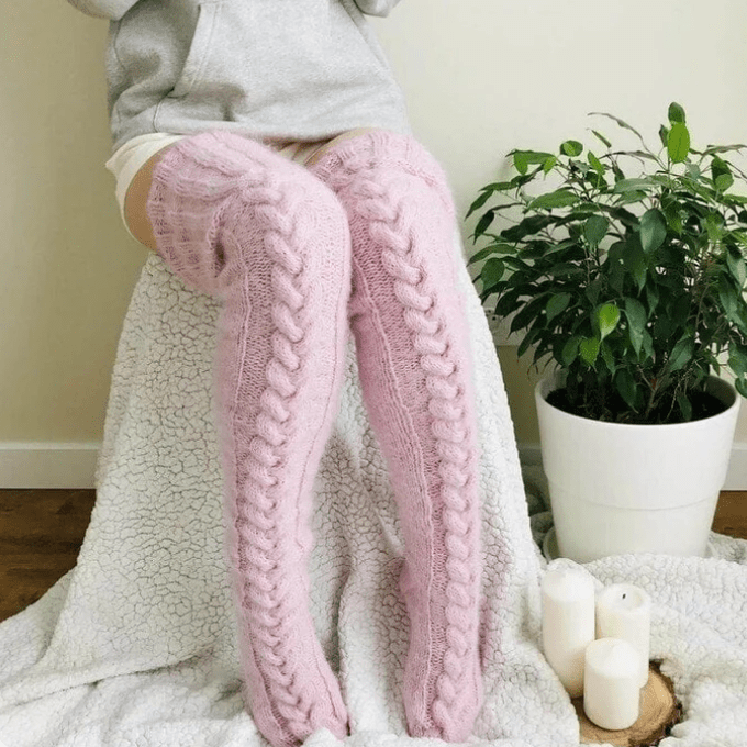 Alvobutik ™ | Lårhöga strumpor