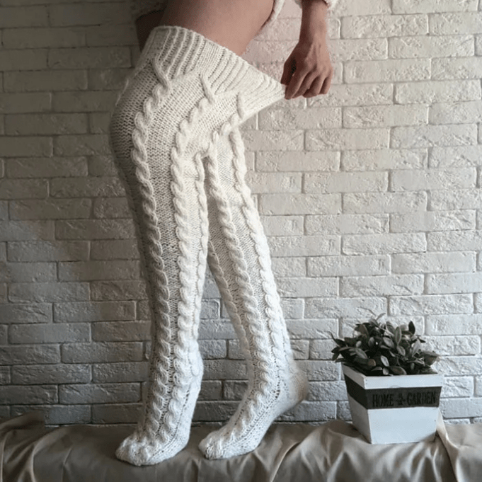 Alvobutik ™ | Lårhöga strumpor