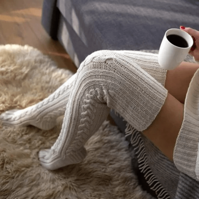 Alvobutik ™ | Lårhöga strumpor