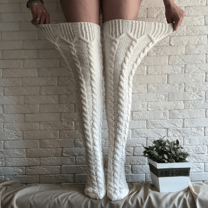 Alvobutik ™ | Lårhöga strumpor