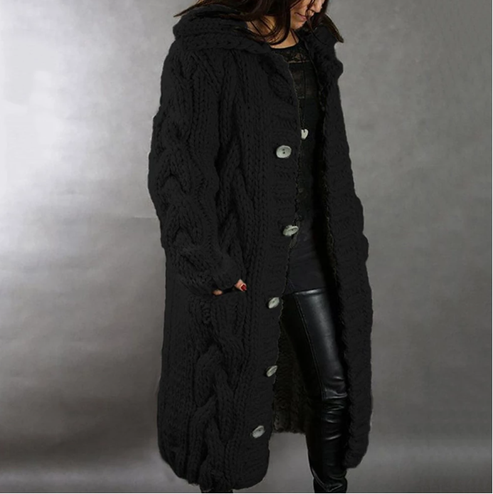 Alvobutik ™ | Kvinnors bekväma varma långa kofta