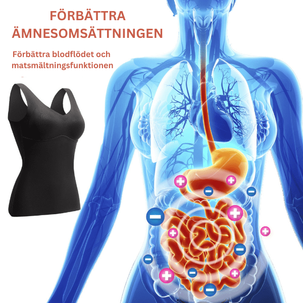 Hourglass sculpting självuppvärmande väst™