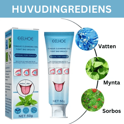 Alvobutik ™ - Set med gel för rengöring av tungan