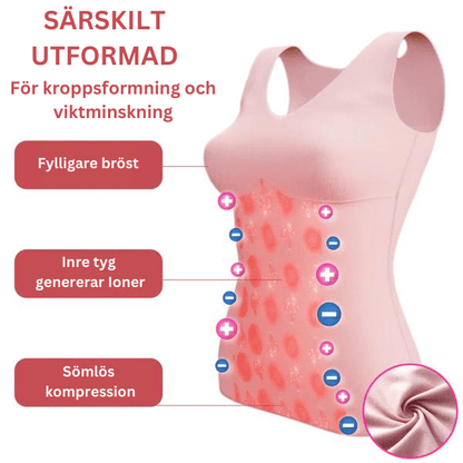 Hourglass sculpting självuppvärmande väst™