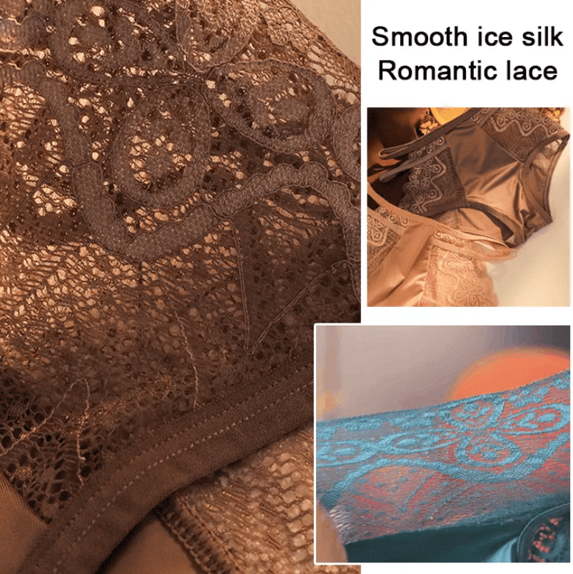 Alvobutik ™ - Sexiga sömlösa spetstrosor med dubbla band