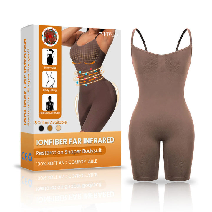 Shaper Modellante Ionstech 2 Pezzi - Vita Alta, Nero E Pelle, Fibra Ionica Unica, XXXXL