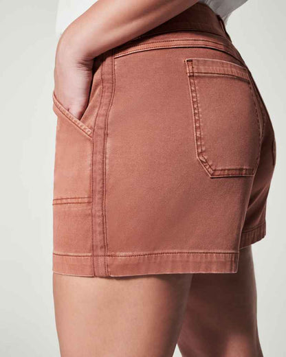 Alvobutik ™ - Stretchshorts i twill för kvinnor