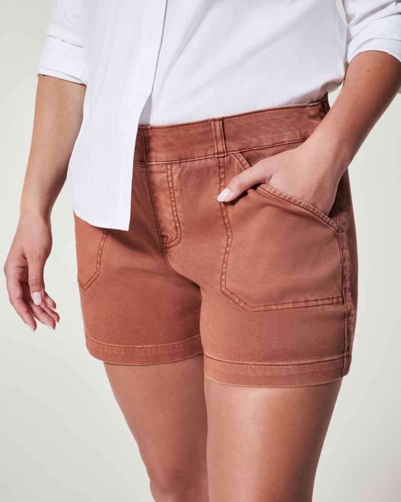 Alvobutik ™ - Stretchshorts i twill för kvinnor