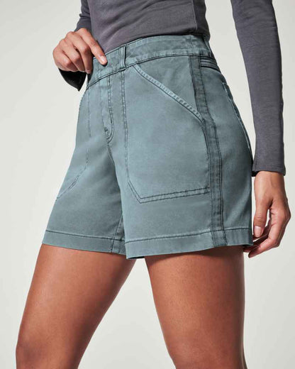 Alvobutik ™ - Stretchshorts i twill för kvinnor